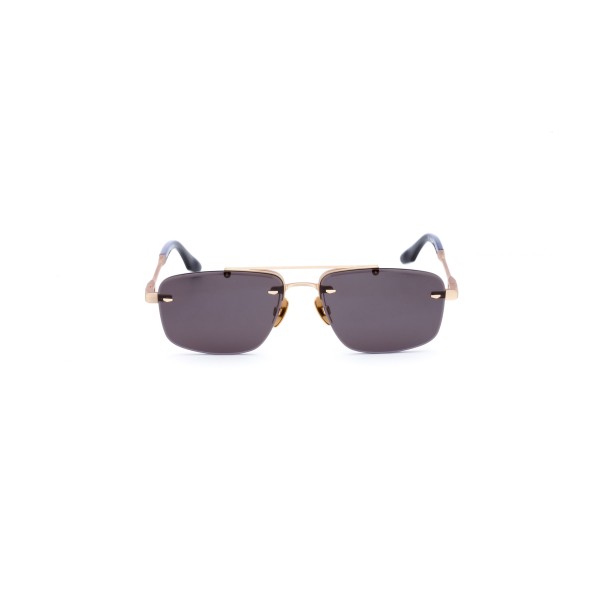 Occhiali da Sole Trussardi TSM3050 04B rettangolari montatura dorata