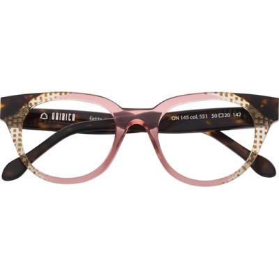 Occhiali da Vista Eleganti con Montatura Rosa e Tartarugata