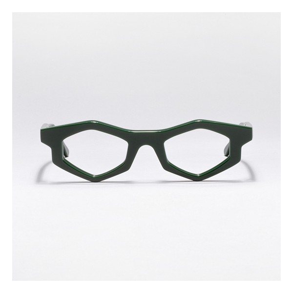 Occhiali da Vista Common Ground CG.OMG.104 esagonali verde scuro