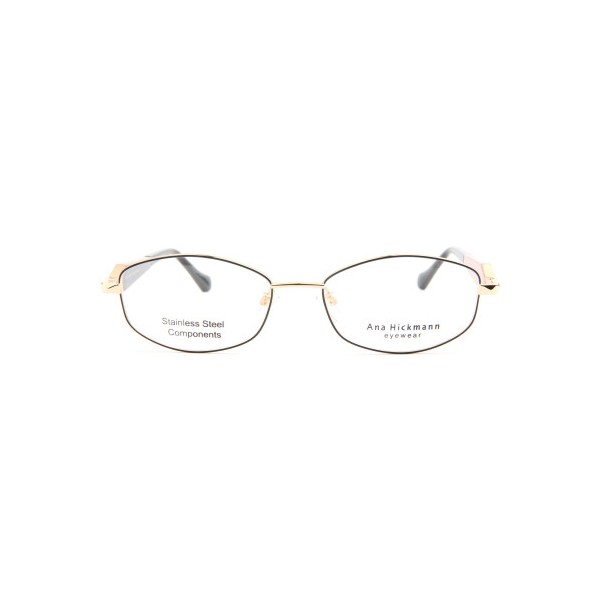 Occhiali da Vista Ana Hickmann AH1622 01A geometrica duo fashion acciaio inox donna