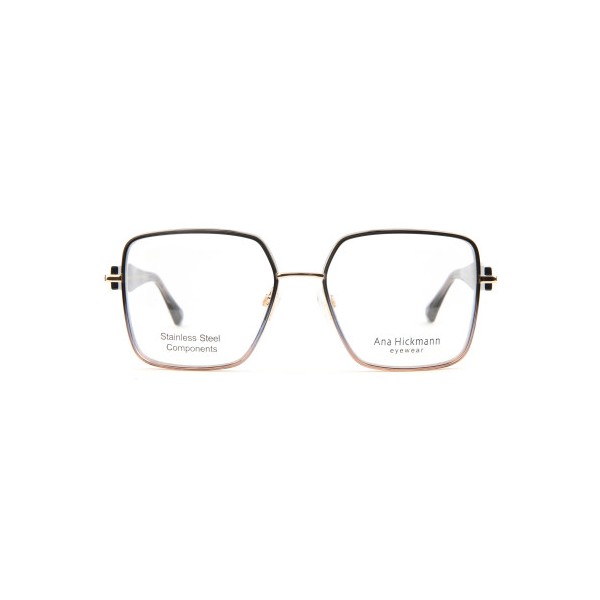 Occhiali da Vista Ana Hickmann AH1540 C06 squadrata acciaio inox donna