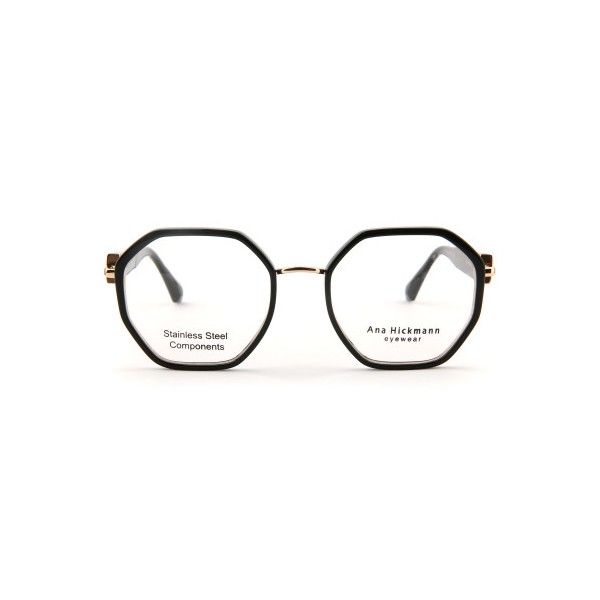 Occhiali da Vista Ana Hickmann AH1595 A01 geometrica acciaio inox donna