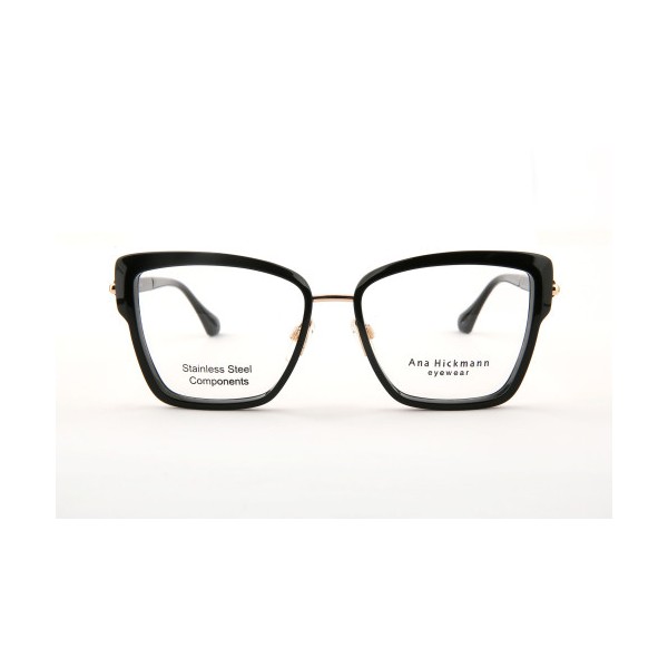 Occhiali da Vista Ana Hickmann AH1597 A01 squadrata acciaio inox donna