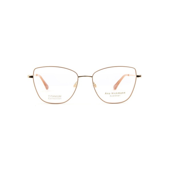 Occhiali da Vista Ana Hickmann AH1544T 01B squadrata acciaio inox donna