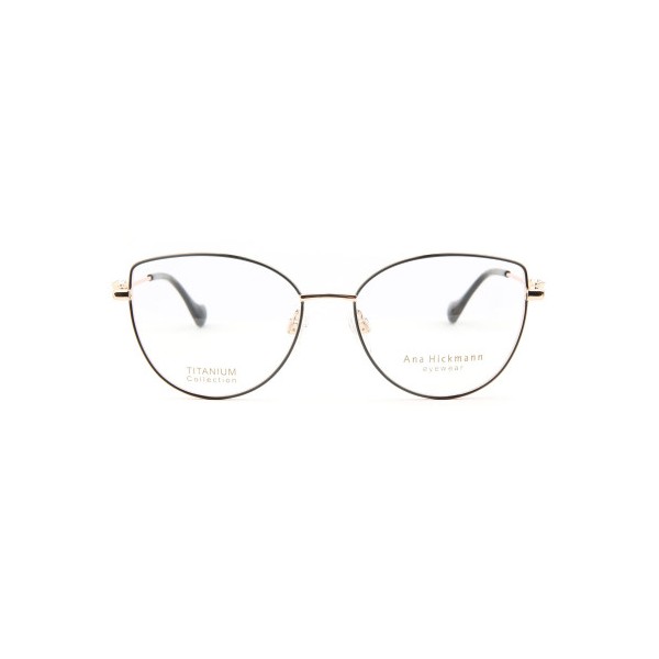Occhiali da Vista Ana Hickmann AH1603T 01A rotonda titanio beta donna