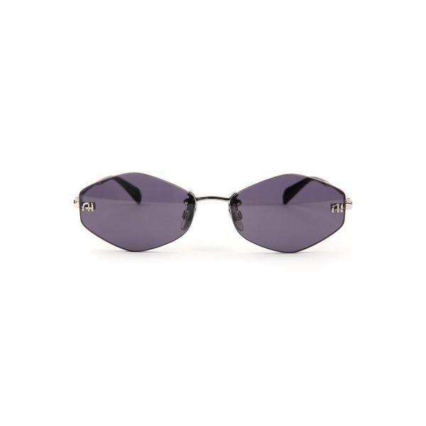 Occhiali da Vista Ana Hickmann AH3306 03A geometrica acciaio inox donna