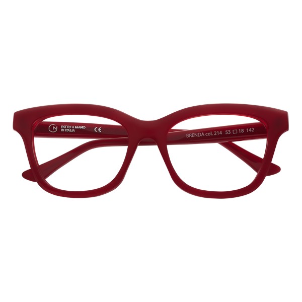 Occhiali da Vista Giorgio Nannini BRENDA214 acetato rosso opaco 53mm