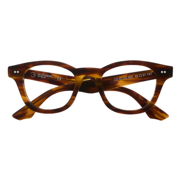 Occhiali da Vista Giorgio Nannini CELSO003 acetato tartarugato unisex