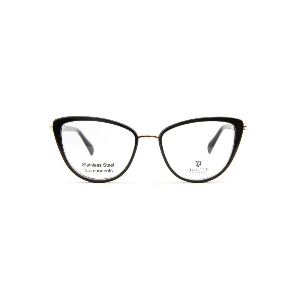 Occhiali da Vista Bulget BG2014 A01 cat-eye acciaio inox donna