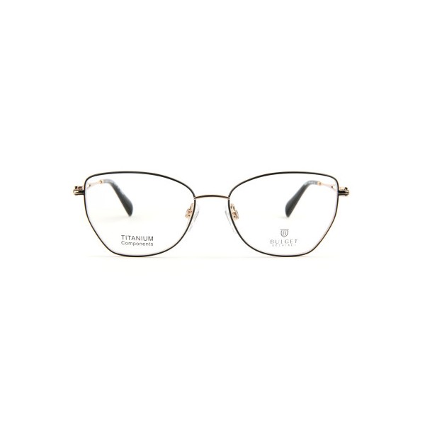 Occhiali da Vista Bulget BG2011T 01A squadrata acciaio inox donna