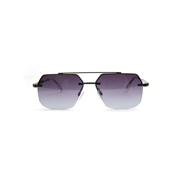Occhiali da Vista Bulget BG3410M 02A a doppio ponte acciaio inox uomo
