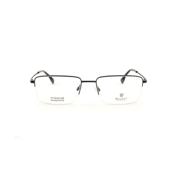 Occhiali da Vista Bulget BG1947MT 02A squadrata acciaio inox uomo