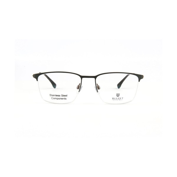 Occhiali da Vista Bulget BG1917M 06A squadrata acciaio inox uomo