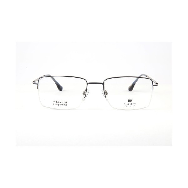 Occhiali da Vista Bulget BG1896MT 02A squadrata acciaio inox uomo