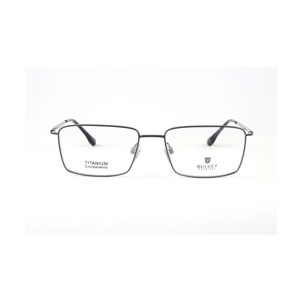 Occhiali da Vista Bulget BG1897MT 02A squadrata acciaio inox uomo