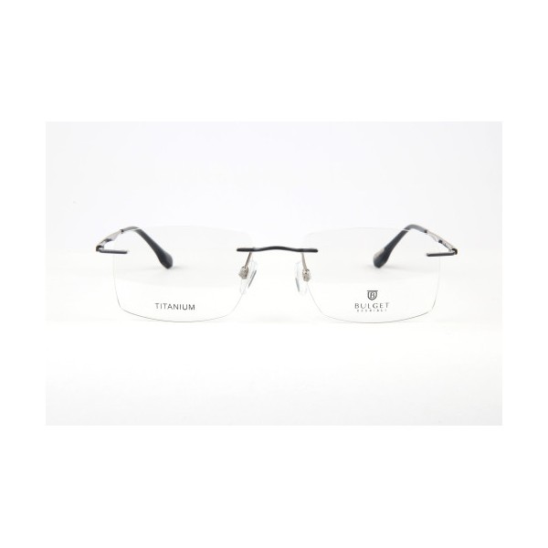 Occhiali da Vista Bulget BG1899MT 02A squadrata beta titanium uomo