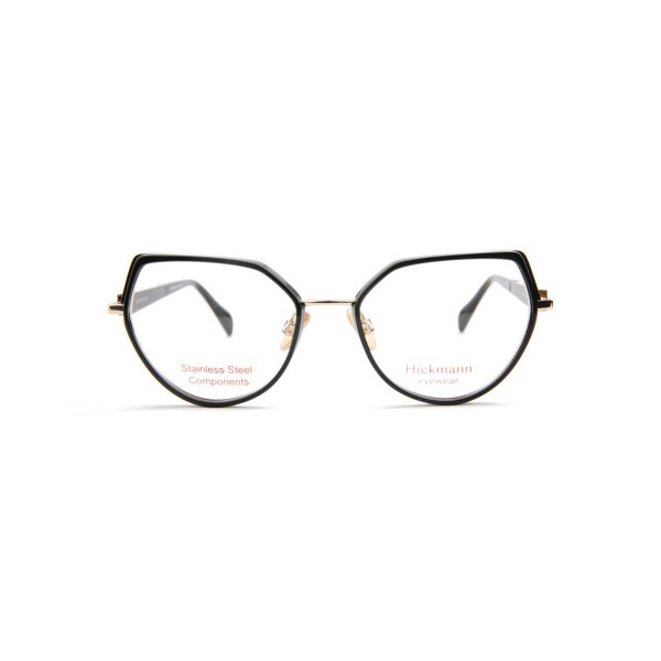 Occhiali da Vista Hickmann HI1321 A01 rotonda duo fashion acciaio inox donna