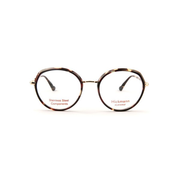 Occhiali da Vista Hickmann HI1300 C01 rotonda acciaio inox donna