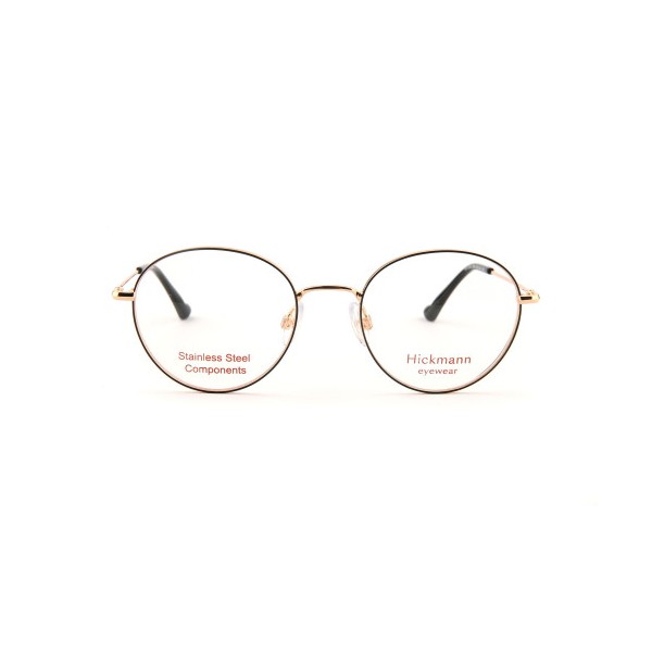 Occhiali da Vista Hickmann HI1306 06A rotonda acciaio inox donna
