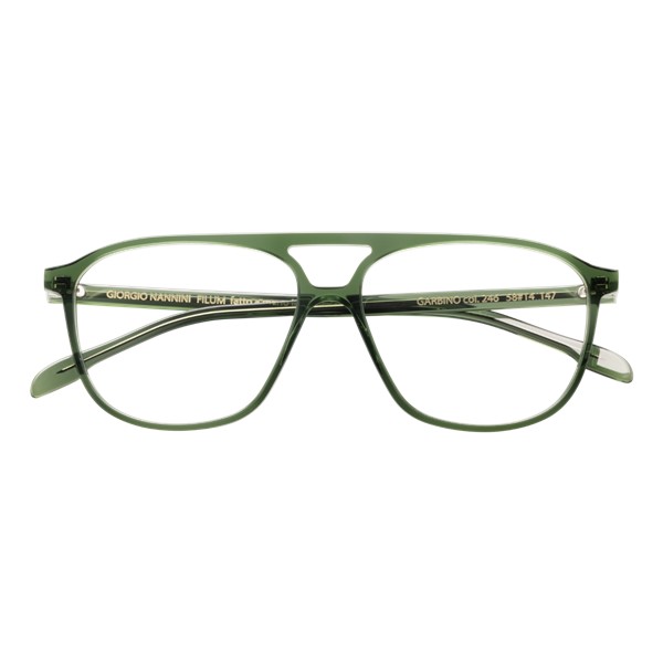 Montatura occhiali Giorgio Nannini GARBINO246 verde trasparente unisex