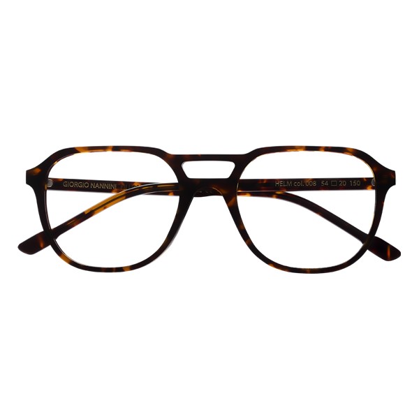 Occhiali da Vista Giorgio Nannini HELM008 Acetato Tartarugato 54-20
