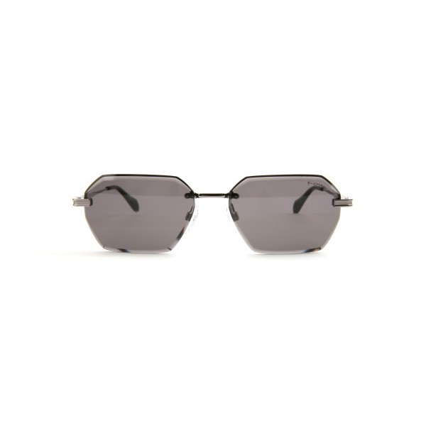 Occhiali da Vista T-Charge T3160 02A geometrica acciaio inox uomo