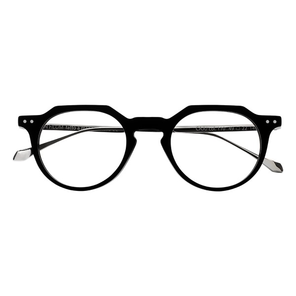Occhiali da vista Giorgio Nannini CAJU110 montatura rotonda nera unisex