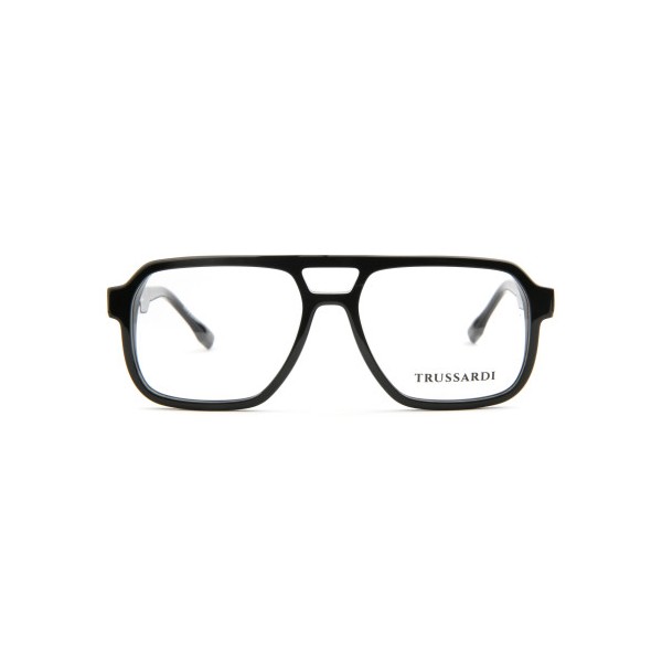 Occhiali da Vista Trussardi TSM6176 A01 a doppio ponte acetato uomo