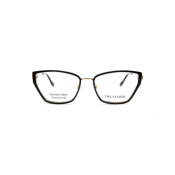 Occhiali da Vista Trussardi TSW1144 A01 squadrata acciaio inox donna