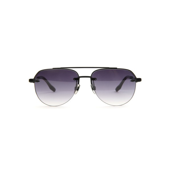 Occhiali da Vista Trussardi TSM3079 04A a doppio ponte acciaio inox uomo
