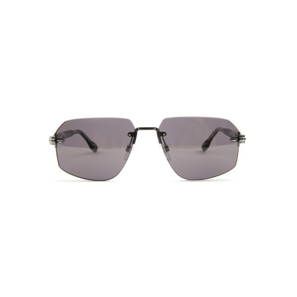 Occhiali da Vista Trussardi TSM3085 02A geometrica cupronichel uomo