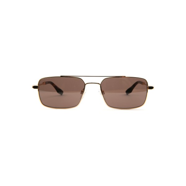 Occhiali da Vista Trussardi TSM3091 02A a doppio ponte acciaio inox uomo
