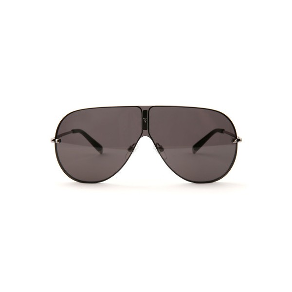 Occhiali da Vista Trussardi TSM3054 02A rotonda acciaio inox uomo