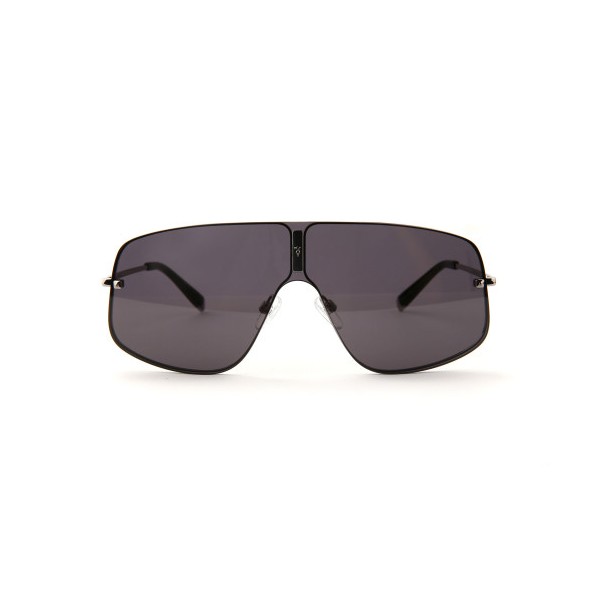 Occhiali da Vista Trussardi TSM3055 02A squadrata acciaio inox uomo