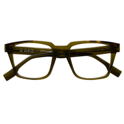Occhiali da vista eleganti in acetato verde scuro