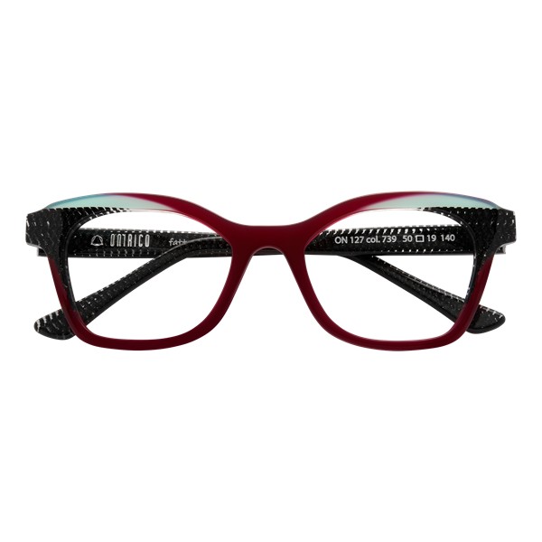 Occhiali da vista Onirico 8.127.739.9900 rettangolari rossi unisex