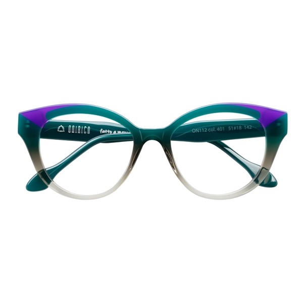 Occhiali da Vista Onirico 8.112.401.9900 Cat-eye verde smeraldo/viola