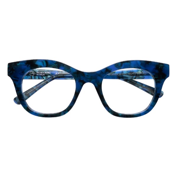 Occhiali da Vista Giorgio Nannini ORIELE073 – Montatura in acetato blu marmorizzato