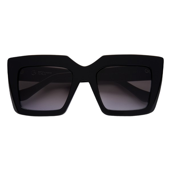 Occhiali da Sole Giorgio Nannini PATRIZIA110 Nero Opaco Squadrati Unisex