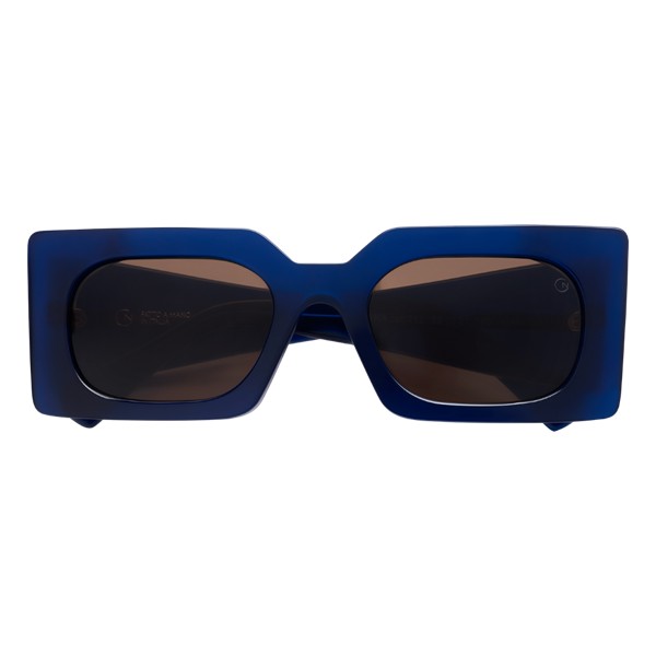 Occhiali da Sole Giorgio Nannini LUANA712 – Rettangolari Blu, Lenti UV400