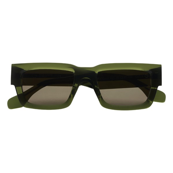 Occhiali da Sole Giorgio Nannini GILBERTO481 rettangolari verde oliva