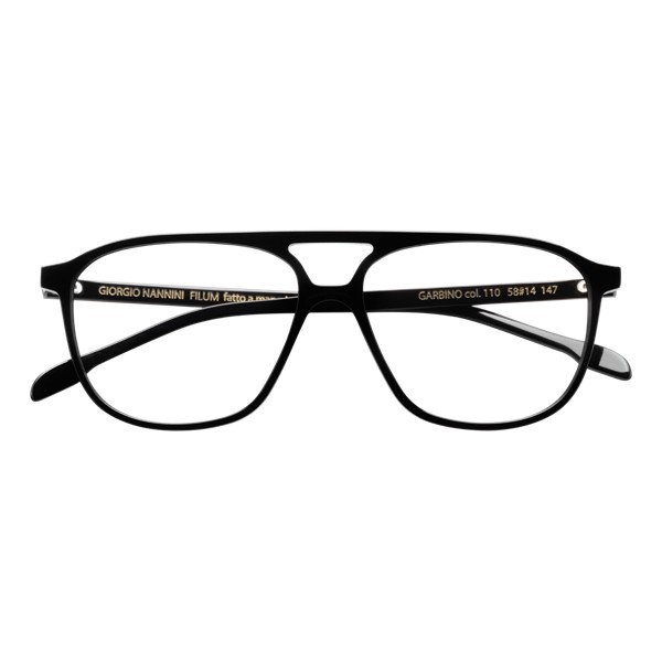 Occhiali da Vista Giorgio Nannini GARBINO110 nero sottile unisex