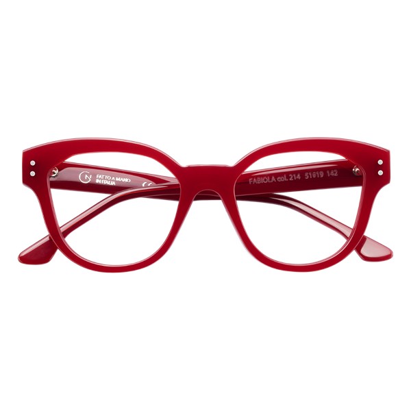 Occhiali da Vista Giorgio Nannini FABIOLA214 Rosso Oversize