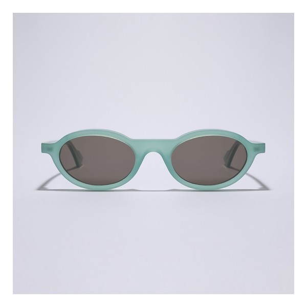 Occhiali da sole Common Ground CG.OMW.371 montatura ovale verde menta