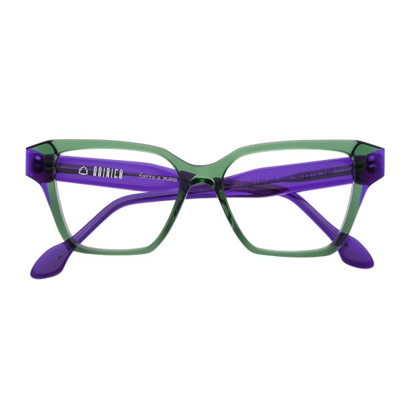 Montatura unisex Onirico 8.137.63K.9900 bicolore verde-viola leggera