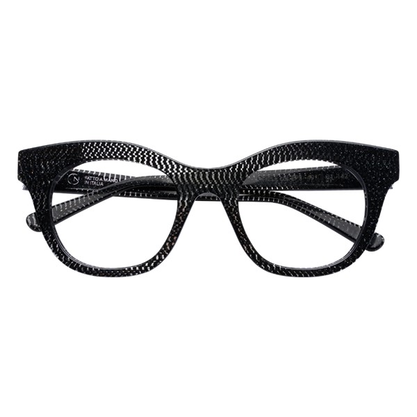 Occhiali da Vista Giorgio Nannini ORIELEEP3 neri texture unisex