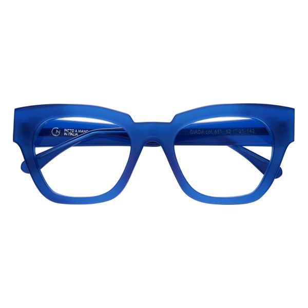 Occhiali da Vista Giorgio Nannini GIADA651, Acetato Blu Squadrato