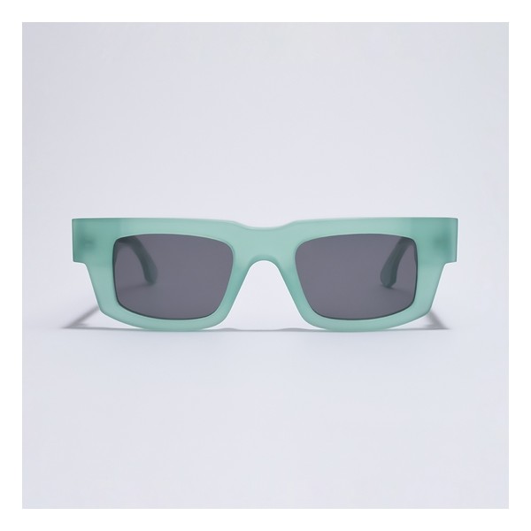Occhiali da Sole Common Ground CG.IDK.371 verde menta rettangolari