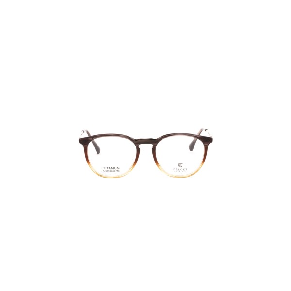 Occhiali da Vista Bulget BG6549MGT C02 rotondi titanio marrone-giallo